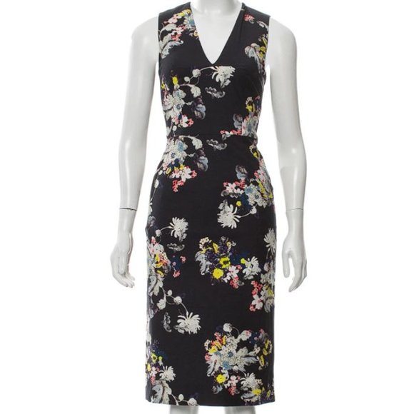 ERDEM Dresses & Skirts - Erdem Floral Print Midi Dress